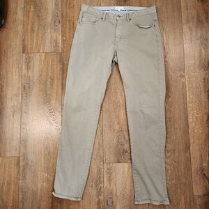 Peter Millar Ultimate Sateen Five Pocket Pant Gray Style ME0B39 Mens 32